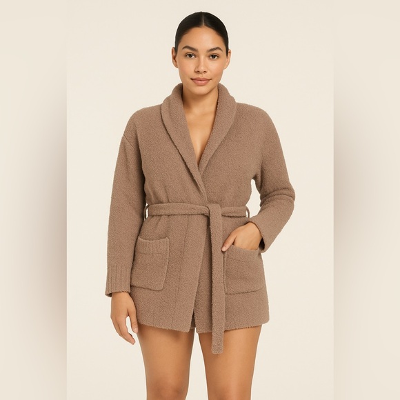 SKIMS Other - SKIMS Cozy Knit Robe in Brown
